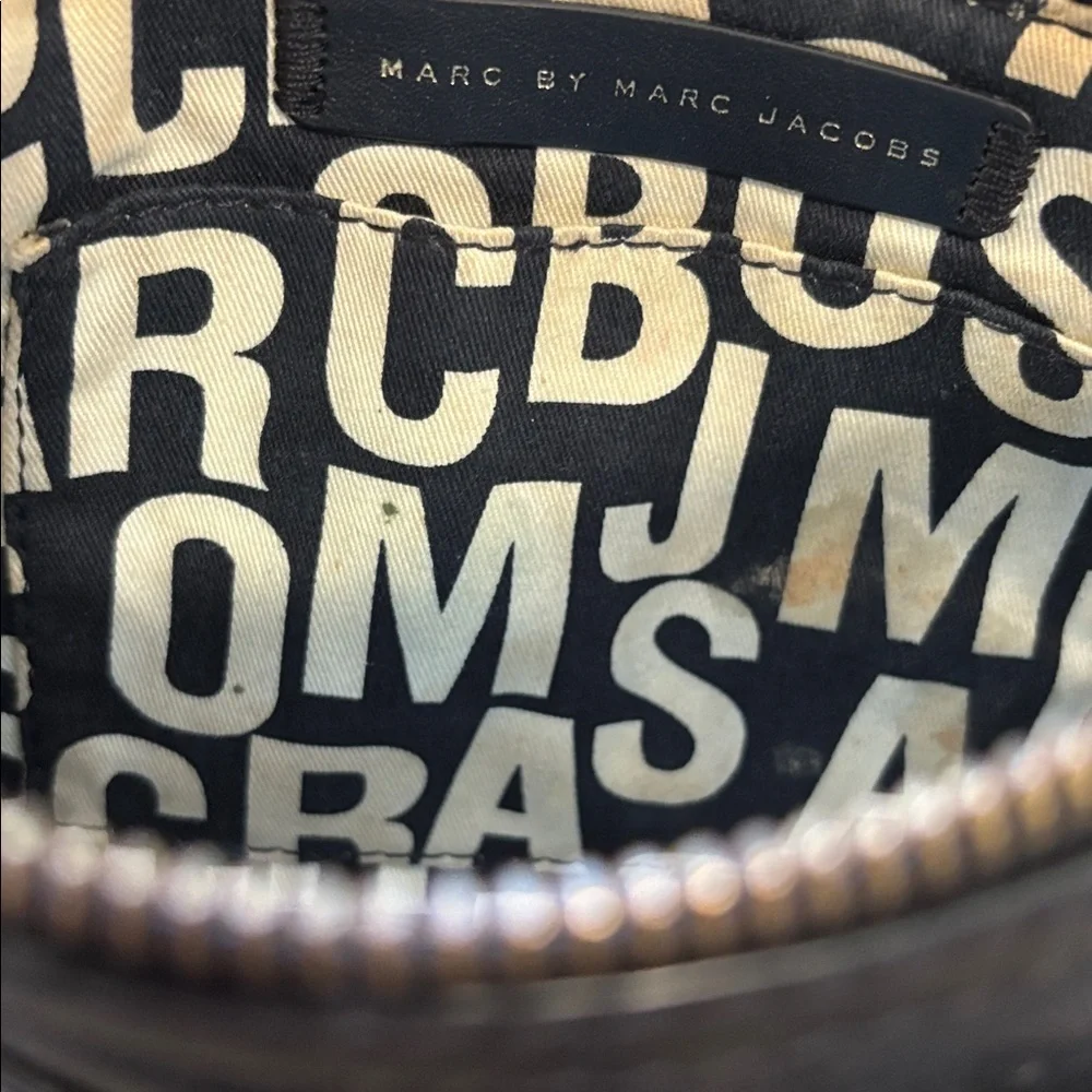 00’s Marc by Marc Jacobs Totally Turnlock Percy Crossbody Black Leather Mini Bag